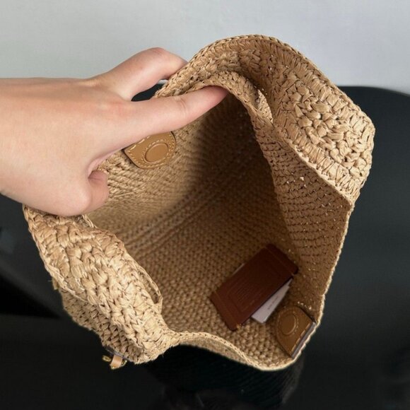 Coach Brooklyn 28 Woven Shoulder Bag - Picture 8 of 9